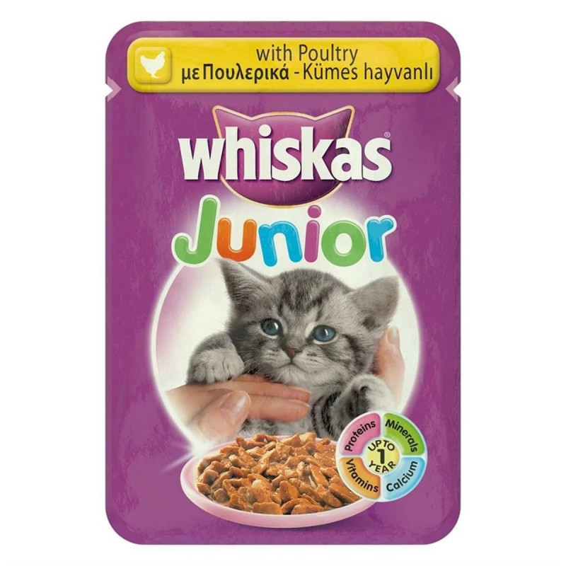 Whiskas 100 Gr Kümes Hayvanlı Gravy Soslu Yavru | Yavru Kedi Maması Whiskas 100 Gr Kümes Hayvanlı Gravy Soslu Yavru | Yavru Kedi Maması