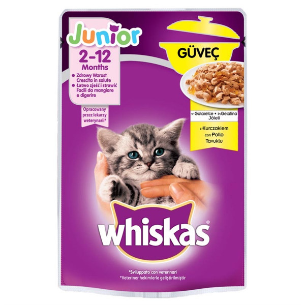 Whiskas 85 Gr Pouch Güveç Tavuklu Yavru | Yavru Kedi Maması
