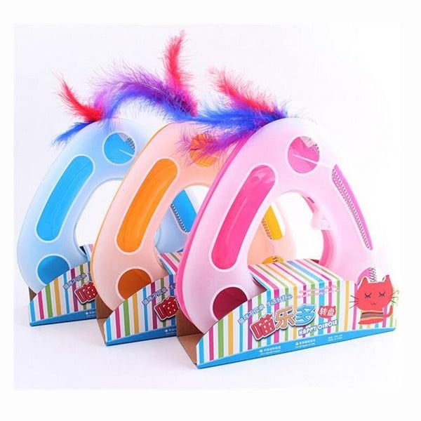 Wingpet Happy Circle 25x23x36 Cm Üçgen İnteraktif | Kedi Zeka Oyuncağı