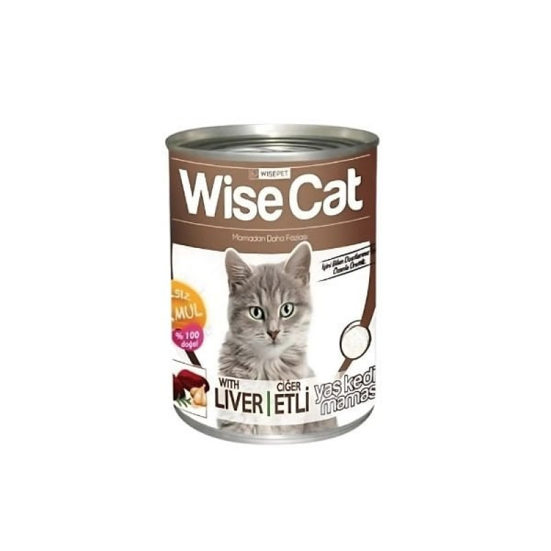 Wise Cat Ciğerli Yetişkin Konserve Kedi Maması 400 Gr | Yetişkin Kedi Maması Wise Cat Ciğerli Yetişkin Konserve Kedi Maması 400 Gr | Yetişkin Kedi Maması