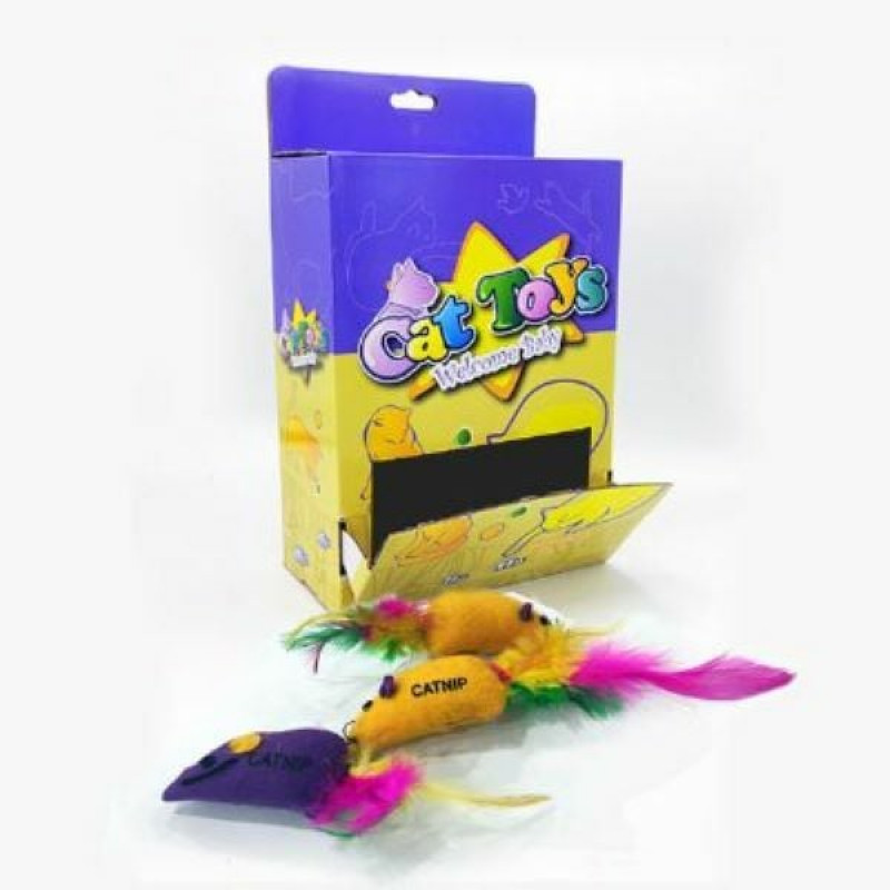 Wonpet 7 Cm 36 Adet Yumuşak Fare Tüylü Kuyruk Peluş Renkli | Kedi Fare Oyuncak Wonpet 7 Cm 36 Adet Yumuşak Fare Tüylü Kuyruk Peluş Renkli | Kedi Fare Oyuncak