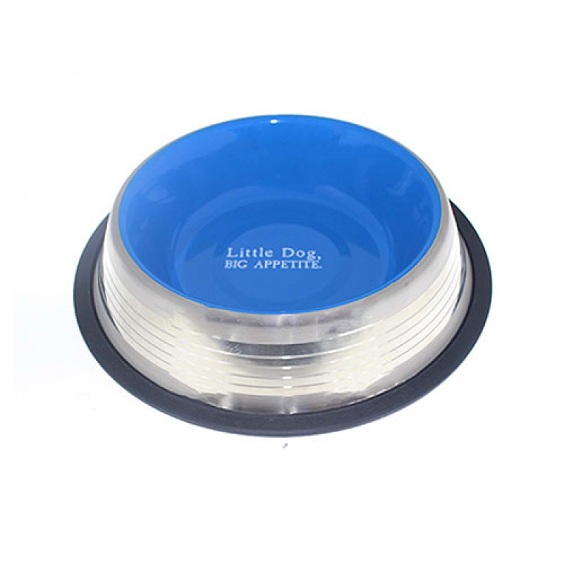 Zampa 24 Oz Kaymaz Tabanlı Metal Mavi Desenli Mama Su Kabı | Metal Mama Ve Su Kabı Zampa 24 Oz Kaymaz Tabanlı Metal Mavi Desenli Mama Su Kabı | Metal Mama Ve Su Kabı