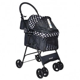 Perez Kedi ve Köpek Arabası Siyah 42x63x89 Cm | Köpek Taşıma Çantası Ve Kafes Perez Kedi ve Köpek Arabası Siyah 42x63x89 Cm | Köpek Taşıma Çantası Ve Kafes
