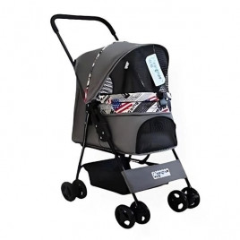 Showtime Kedi ve Köpek Arabası Gri 42x69.5x88 Cm | Köpek Taşıma Çantası Ve Kafes Showtime Kedi ve Köpek Arabası Gri 42x69.5x88 Cm | Köpek Taşıma Çantası Ve Kafes