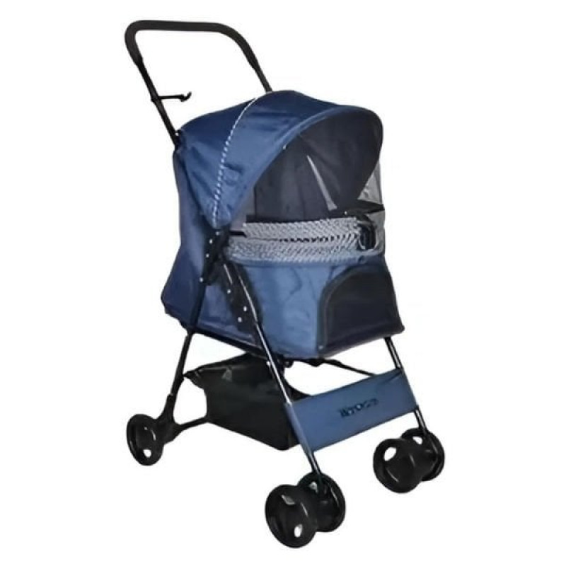 Zampa Showtime Kedi ve Köpek Arabası Lacivert 42x69.5x88 Cm | Köpek Taşıma Çantası Ve Kafes Zampa Showtime Kedi ve Köpek Arabası Lacivert 42x69.5x88 Cm | Köpek Taşıma Çantası Ve Kafes