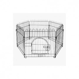 75X70 Cm Siyah Metal Çit | Köpek Kapısı 75X70 Cm Siyah Metal Çit | Köpek Kapısı