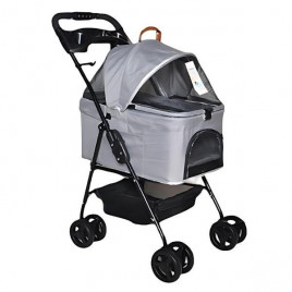 Verstappen Kedi ve Köpek Arabası Gri 45x64x96 Cm | Köpek Taşıma Çantası Ve Kafes Verstappen Kedi ve Köpek Arabası Gri 45x64x96 Cm | Köpek Taşıma Çantası Ve Kafes