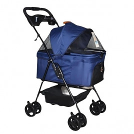 Verstappen Kedi ve Köpek Arabası Lacivert 45x64x96 Cm | Köpek Taşıma Çantası Ve Kafes Verstappen Kedi ve Köpek Arabası Lacivert 45x64x96 Cm | Köpek Taşıma Çantası Ve Kafes