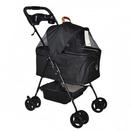 Zampa Verstappen Kedi ve Köpek Arabası Siyah 45x64x96 Cm | Köpek Taşıma Çantası Ve Kafes Zampa Verstappen Kedi ve Köpek Arabası Siyah 45x64x96 Cm | Köpek Taşıma Çantası Ve Kafes