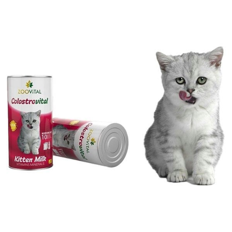 Zoovital 200 gr Colostrovital Yavru Süt Tozu Ek Besin Takviyesi | Kedi Sütü