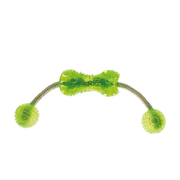 Imac Büyük Boy Ipli Kauçuk Kemik Oyuncak | Kemik Şekilli Köpek Oyuncağı