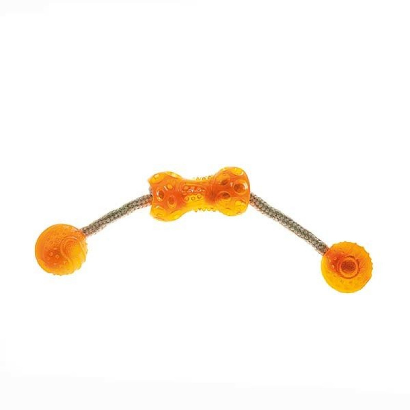 Imac Orta Boy Ipli Kauçuk Kemik Oyuncak | Kemik Şekilli Köpek Oyuncağı Imac Orta Boy Ipli Kauçuk Kemik Oyuncak | Kemik Şekilli Köpek Oyuncağı