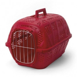 48x34x32 Cm Carry Sport Metal Kapılı Taşıma Çantası Kırmızı | Köpek Taşıma Çantası Ve Kafes