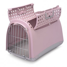 50x32x34.5 Cm Linus Cabrio Üstü Açılabilen Taşıma Çantası Pembe | Köpek Taşıma Çantası Ve Kafes