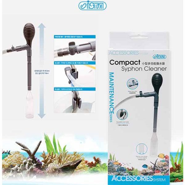 Ista Kompakt Dip Temizleme Sifonu | Akvaryum Temizlik Malzemesi