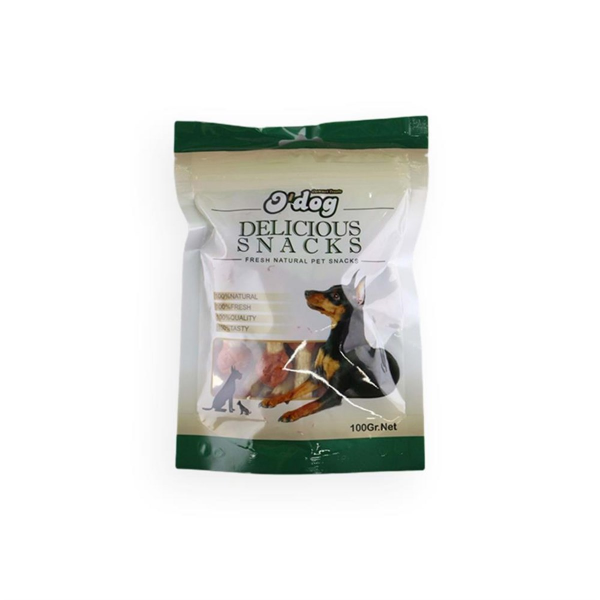 O Dog 100 Gr Somon Balıklı Dumbell | Köpek Atıştırmalık Ödül Maması